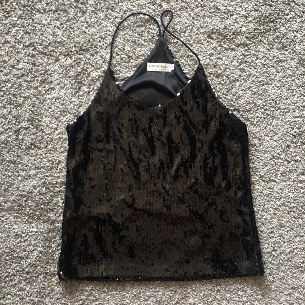 Black sexy racer arm top